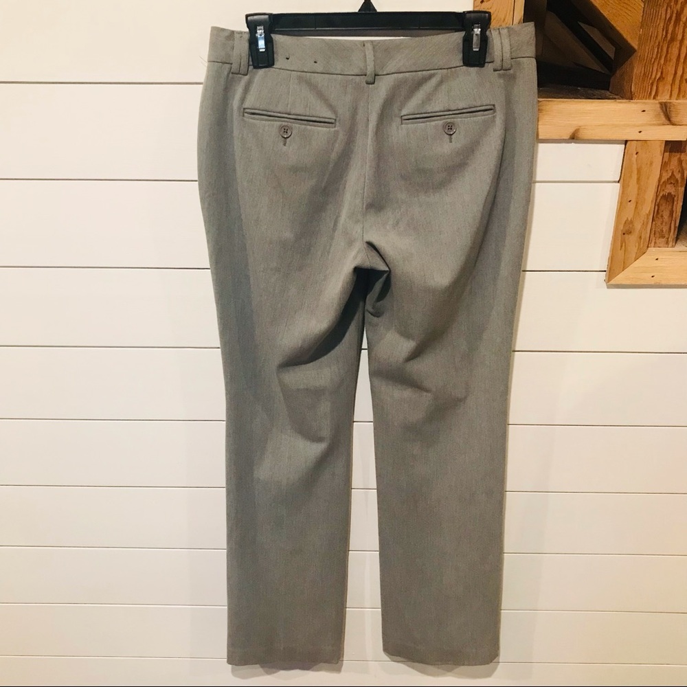 Express Editor Bootcut Trouser Pants Grey 6r - image 7